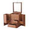 A1DFDFGOQSFG Make Up Bag Multifunctional Makeup Storage Box Multi-layer with Drawer White Makeup Box Bedroom Dresser Jewelry Countertop Lipstick Perfume Organizer(B) () view 1
