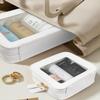 FFpaw Clear Makeup Bag Set for Women, Travel White Makeup Pouch Waterproof Cosmetic Bags with Zipper Clear Toiletry Bag for Traveling Small Make up Pouch for Purse Mini Cosmetic Case Car Organizer view 3