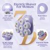 Bartrimber 7D Electric Razor for Women: Fast & Painless Full-Body Shaver for Legs & Face  Waterproof Hair Remover with Light & Travel Cover  Wet/Dry Use, Smooth Close Shave, Birthday Christmas Gift view 2