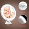 Flexible Makeup Mirror 10X Magnifying Mirrors Led Light Ed Touch Screen Vanity Mirror Portable Dressing Table Cosmetic Mirrors W view 4