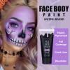 BOBISUKA Light Purple Face Body Paint, Water Based Face Painting for Art Theater Halloween Party Cosplay Clown SFX Makeup for Women Adults Teens, Non-Toxic Washable view 4