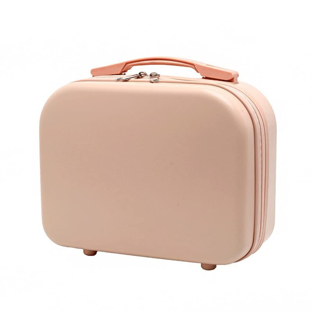 A1DFDFGOQSFG Make Up Bag 14 Inch Makeup Travel Case Small Travel Case Mini Suitcase Travel Luggage Bag Storage Box Organize Storage Box Perfume Organizer(C) (A 14 inch)