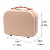 A1DFDFGOQSFG Make Up Bag 14 Inch Makeup Travel Case Small Travel Case Mini Suitcase Travel Luggage Bag Storage Box Organize Storage Box Perfume Organizer(C) (A 14 inch) view 2