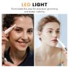 Eyebrow Trimmer Electric Eyebrow Razor with Digital Display LED Light, 2-Speed Eyebrow Shaver Rechargeable Facial Hair Remover Trimmer for Women, Painless Face Hair Removal for Upper Lip Peach Fuzz view 3