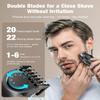 Beard Trimmer for Men - 14 Piece Professional Mens Grooming Kit, Christmas Gift Multi Groomer for Beard face Nose Ear Hair Trimmer Hair Cutting kit IPX7 Wet/Dry Use 210 Mins Shaving for Him Father view 2