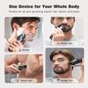 Beard Trimmer for Men - 14 Piece Professional Mens Grooming Kit, Christmas Gift Multi Groomer for Beard face Nose Ear Hair Trimmer Hair Cutting kit IPX7 Wet/Dry Use 210 Mins Shaving for Him Father view 3