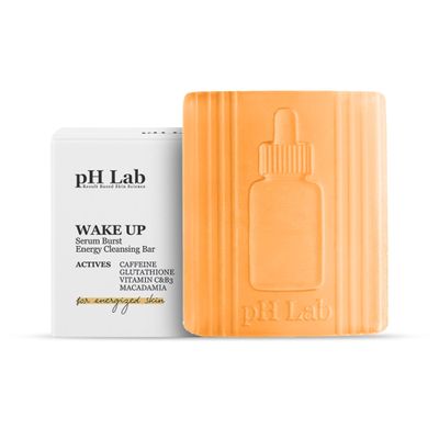 PhLab Wake Up Energy Cleansing Bar with Caffeine and Macadamia Oil, Reduces Morning Puffiness, 1.76 Oz (1)