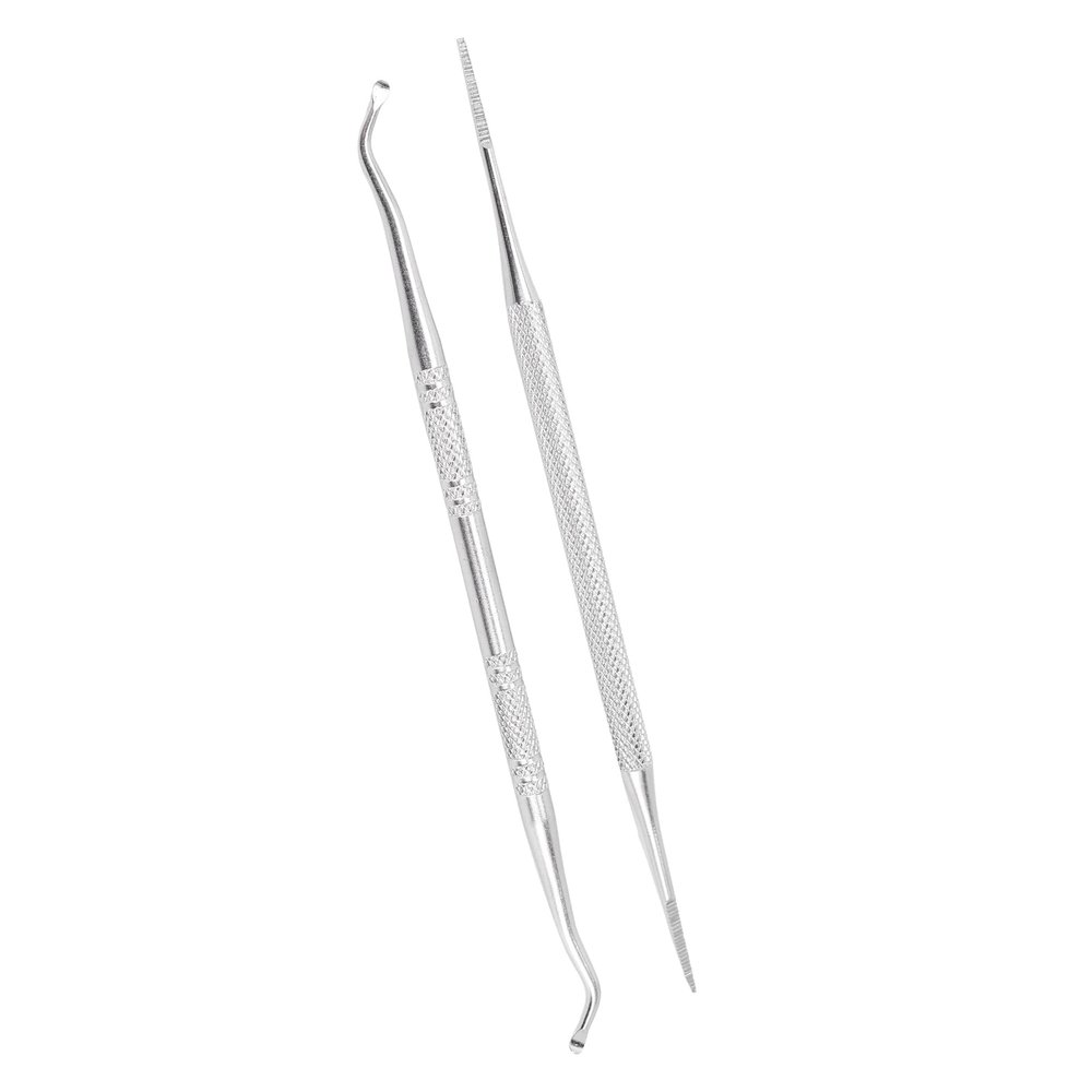 Ingrown Toenail Tool, 2pcs Ingrown Toenail File Lifter Professional Double Sided Stainless Steel Ingrown Toenail Toenail File Nail Tools Cleaner Tool