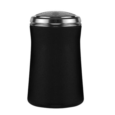 SOUQDWL Portable Electric Shaver for Men - Mens Beard Trimmer | USB Rechargeable Beard Shaver, Pocket Size Shavers, Compact Wet Dry Use, Mini Electric for Men(Preto)