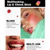 Cooling Water Jelly Tint Blush, Multi-Use Love Blush Tint Stick, Sheer Lip & Cheek Stain Makeup Stick, Moisturizing Buildable Bouncy Jelly Texture, Cruelty Free (05#, 0.32oz) view 4