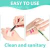 Makeup Hand Palette 200pcs Makeup Hand Palette Disposable Single Use PU Film Adhesive Hand Palette view 4