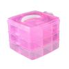 BELLIFFY Makeup Case Alternative Portable Manicure Box Nail Ornaments Holder Home Outdoor Use Random Color view 1