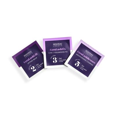 Nouveau Lashes LVL CeraLashLift System x 5 (Steps 2,3,5), London Lash, Nouveau Lashes