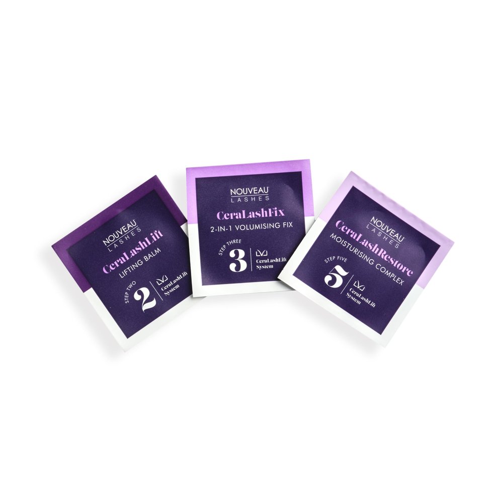 Nouveau Lashes LVL CeraLashLift System x 5 (Steps 2,3,5), London Lash, Nouveau Lashes