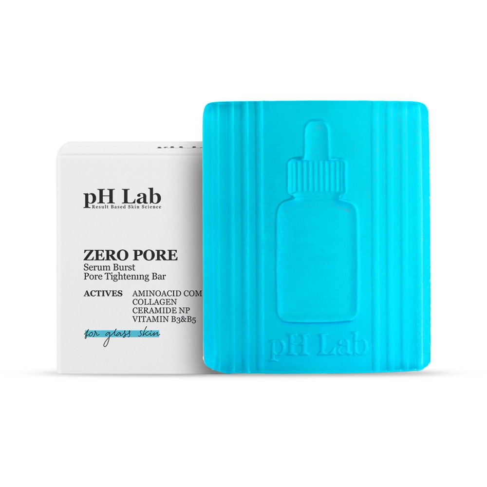 PhLab Zero Pore Cleansing Bar for Pore Tightening, Helps Increase Skin Elasticity, Remove Impurities, Strengthens Barrier & Pore Minimizer For Face, 1.76 Oz (1)