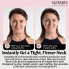 Skinnies Instant Lifts Neck Tape - Patented & Made in USA - Smooths Lines & Tightens Loose Skin for a Youthful Look - Neck Lift Tape Invisible & Undetectable Under Hair - 15 Pairs view 2