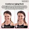 Skinnies Instant Lifts Neck Tape - Patented & Made in USA - Smooths Lines & Tightens Loose Skin for a Youthful Look - Neck Lift Tape Invisible & Undetectable Under Hair - 15 Pairs view 3