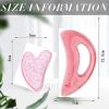 Body Gua Sha Tool Cellulite Larger Guasha Board with Handle Lymphatic Drainage Massager Guasha Tool for Back Neck Face Leg Arm Massage,Gua Sha - Skin Care Gifts for Women view 2