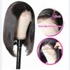 10 Inch Lace Front Human Hair bob wig. Women's wig view 2