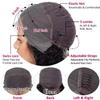 10 Inch Lace Front Human Hair bob wig. Women's wig view 3