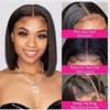 10 Inch Lace Front Human Hair bob wig. Women's wig view 4