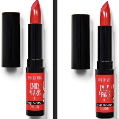 2 Emily Paris Lipstick Rouge Romance Lip Stick BATH & BODY 0.13 oz 2 ITEMS