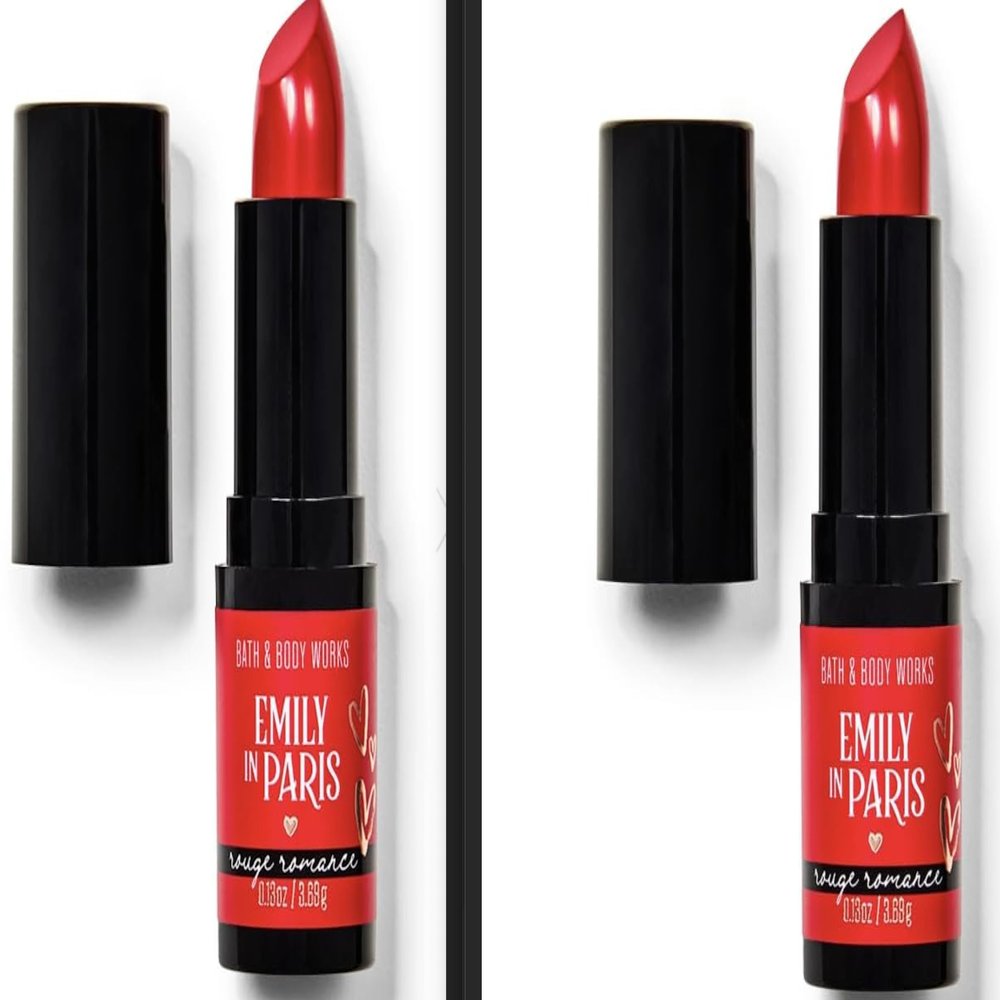 2 Emily Paris Lipstick Rouge Romance Lip Stick BATH & BODY 0.13 oz 2 ITEMS