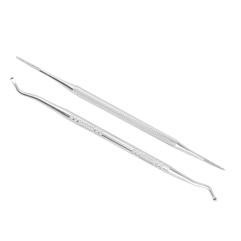 Ingrown Toenail Tool, Nail Tools 2pcs Ingrown Toenail File Lifter Professional Double Sided Stainless Steel Ingrown Toenail Cleaner Tool