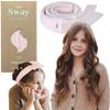 The Sway Kids Heatless Curling Ribbon, 59 Inches, Velour Cotton, Includes Hair Clip and Elastics (Ballet Pink, one size) view 1