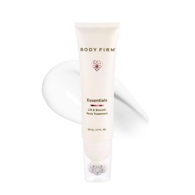 Body Firm Crepe Erase Lift & Smooth Neck Serum, Firming Neck Cream & Anti Aging Serum With TruFirm Technology, Peptides, Caffeine & Vitamin B3, Skin Care For Women, Roller Ball Applicator, 1.7 FL Oz