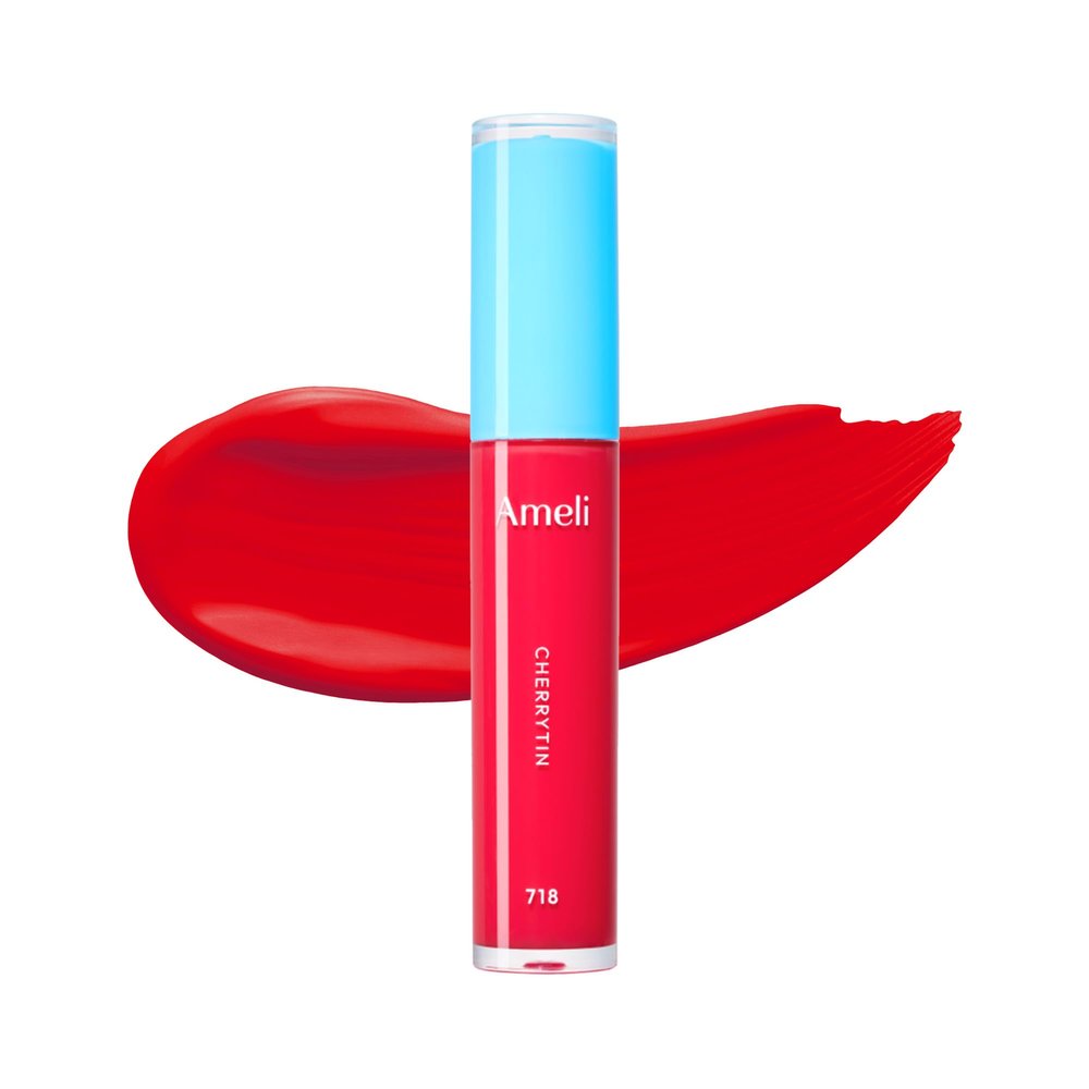 AmeliSeoul NARCISSISM LIP TINT 718 CHERRYTIN, Soft Shine Tinted Lip Stain, Conditions Lips + Gives a Natural, Dewy Flush (4.5g, 0.01 oz.)
