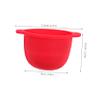 Healeved Silicone Face Mask Bowl Wax Melting Pot Liner Candy Warming Pot Hair Remover Wax Warmer Portable Beauty Accessory view 2
