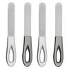 4 Pcs Nail File Stainless Steel Professional Nail Files Double Sided Nail Files Manicure Tools, Emery Boards Nail Art File Fingernail File Pedicure Tools for Natural Nails and Acrylic Nails view 1