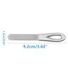 4 Pcs Nail File Stainless Steel Professional Nail Files Double Sided Nail Files Manicure Tools, Emery Boards Nail Art File Fingernail File Pedicure Tools for Natural Nails and Acrylic Nails view 2