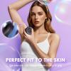Electric Razors for Women, Electric Shaver for Women Legs, Painless Hair Remover with 6D Magnetic Head, Flawless Body Shaver for Lady, Blue view 3