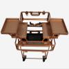 JYXYXSCP Acrylic Trolley Makeup Box Professional Double-Layer Nail and Hair Storage Tool Box with Wheels view 1