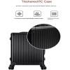 JYXYXSCP Professional Cosmetic Case with 8LED Lights, Telescopic Stand, Universal Wheel Cosmetic Case, TSA Code Lock Traveling Cart (Silver 22INCH) view 4