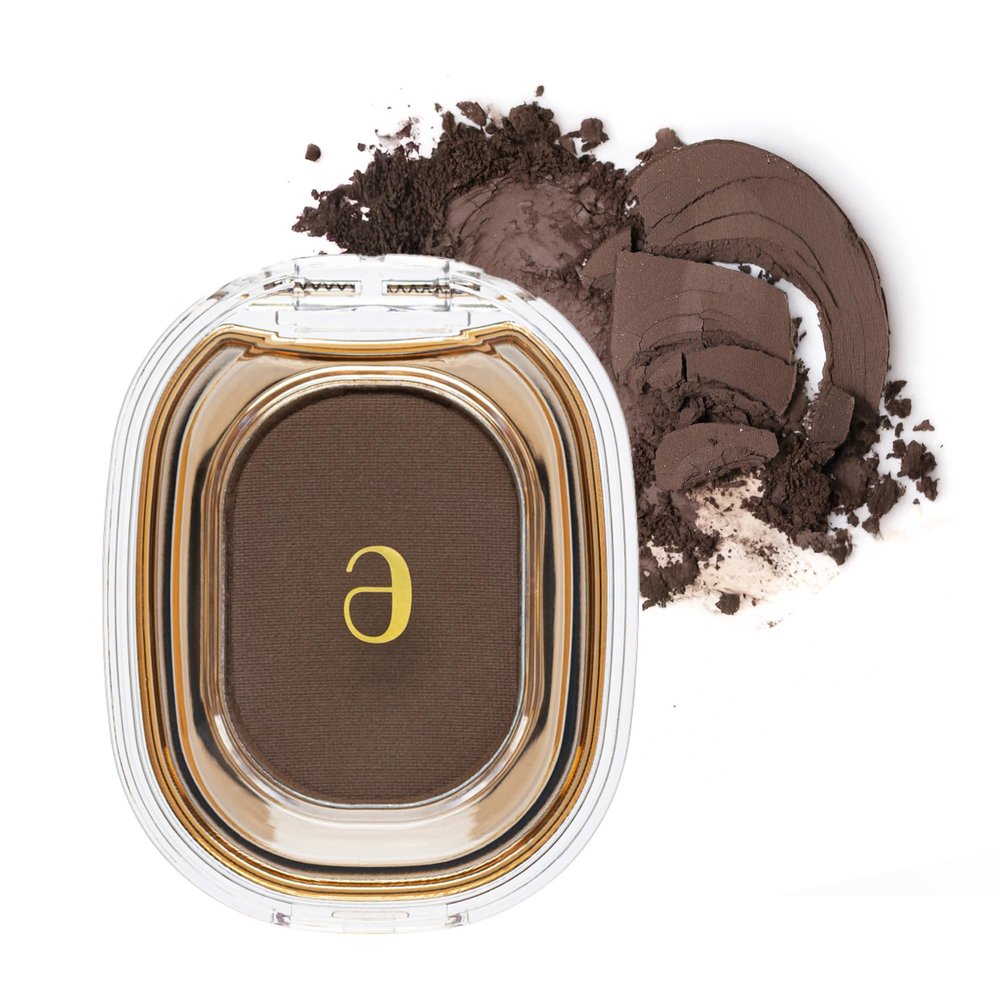 AmeliSeoul STEP BASIC 217 CHARCOAL BROWN, Longwear Eyeshadow Single, High-Pigment Eye Shadow Compact, Smooth & Blendable Colors, Crease-free (1.7g, 0.004 oz.)