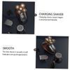 Healeved 1pc Convenient Beard Shaver USB Rechargeable Five-Point Trimmer for Men LCD Display for Travel Home Grooming Black view 3