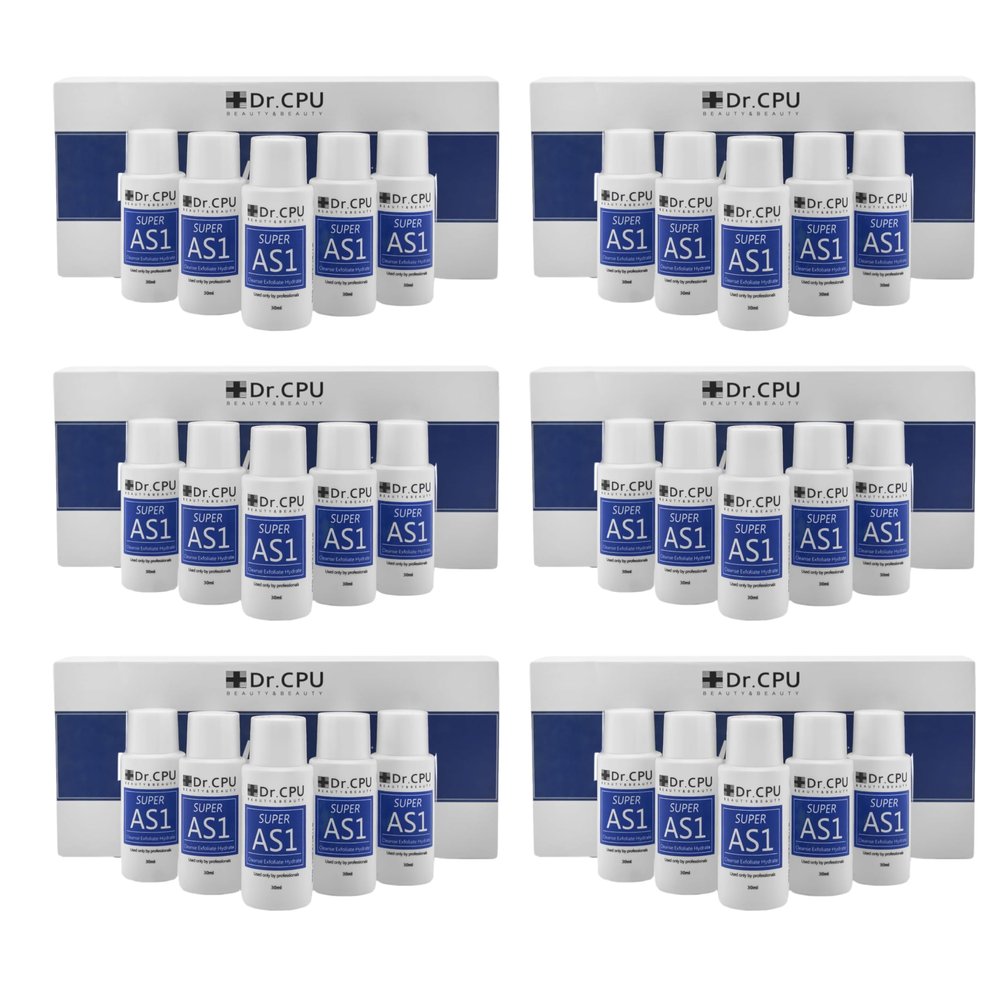 6 Set Water Peeling Hydrofacial Skincare Face Moisturizer Cleaning Skin Serum Aqua Peel Concentrated Solution 30ml/1.01oz Per Bottle Dilute to 800ml/27oz 5 Bottles Per Set (AS1)