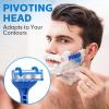 Lanties 16 Pcs Disposable Razors for Men Bulk 5-blade Disposable Razors Men's Razor Comfort Head Long-blade Sensitive Skin Razor for Hotel Travel Spa Gift view 4