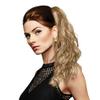 18" Simply Curly Claw Clip Hairdo Pony Color R4 Midnight Brown - Long Wavy Beach Waves Ponytail Tru2Life Heat Friendly Synthetic Hairpiece Postizo 3" Flat Clip Attachment Hairloss Booklet view 1