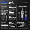 worldget Tattoo Cartridge Needles 60PCS 1207RL Disposable #12 Standard Round Liner Tattoo Needles for Tattoo Pen Machine view 2