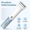 6-in-1 Hair Removal Device, Female Hair Removal Device, Painless Body Hair Trimmer, Suitable for All-Round Hair Removal on The face, armpits, arms, Legs, etc., with Display Screen, Rechargeable view 2