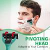 Lanties 20 Pcs 5-blade Disposable Razors for Men Sensitive Skin Razor Men's Disposable Razors Disposable Head Razor for a Smooth, Comfortable Shave view 4