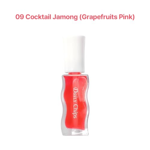 Daily Chips 'Haru Water Tint' (Korean Lip Stain/Lip Tint) (Grapefruit Pink, 1ea)
