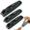 3Pcs Nail Clippers, Stainless Steel Fingernail Clippers and Toenail Clipper Nail Cutter, Portable Anti-Splash Fingernail Clipper Professional Nail Scissors for Ingrown and Thick Nails view 1
