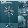 360Rotation Desktop Mirror, Magnified Mirror With 360Rotation for Bathroom or Bedroom, 3X Magnifying Mirror With Stand, Makeup Mirror, Table Top Double-Sided Swivel Vanity Mirror Chrome Finish(Round view 4
