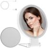 20X Magnifying Mirror with Light, Lighted Makeup Mirror with 10X Mirror, 1000mAh 3 Colour Modes with Adjustable Brightness, Foldable Compact Travel Mirror view 1