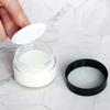 20PCS Round Transparent Glass Jars with Gold Lid Empty 5 ml-50 ml Clear Frosted Sample Travel Sub-bottles Glass Containers with Inner Liners for Cream Lotion Ointment (Black-gold lid,50g) view 2